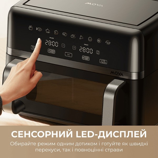 Фото - Мультипечь Mova AeroChef FD20s Pro Black (AF-5518ATB-S)
